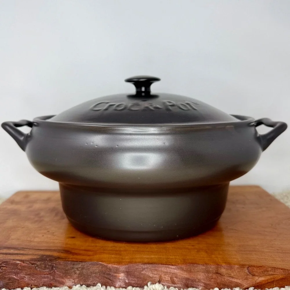 Rival Crock-Pot VersaWare 5Qt SC7500 Stoneware Slow Cooker Black
